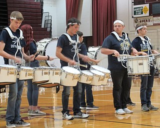Neighbors | Jessica Harker.Members of the McDonald drum line performed during Boardmans 6th annual Drum Night held Oct. 8 at the BHS gymnasium.