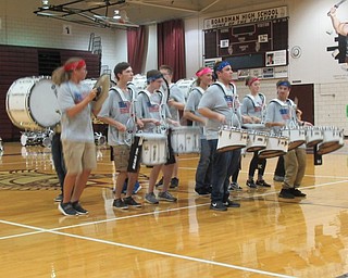 Neighbors | Jessica Harker.The Austintown Drum Line jumped along with the music during Boardmans 6th annual Drum Night event held Oct. 8.