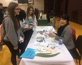 Neighbors | Submitted.Boardman students gathered at the Rescue Missions table Oct. 19 during the schools annual Yes Fest event.