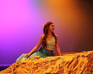 Neighbors | Submitted.Junior Cora Ams played Ariel during Boardman High School's dress rehearsal of the musical, "The Little Mermaid," which will debute on Nov. 15.