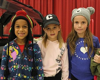 Neighbors | Abby Slanker.Three Hilltop Elementary School first-graders showed their school spirit by donning their favorite hats for Hat Day on Oct. 30.