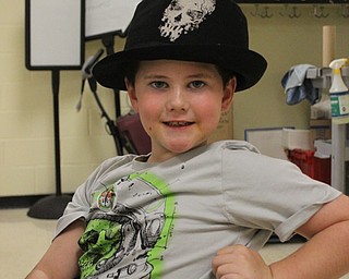 Neighbors | Abby Slanker.A Hilltop Elementary School first-grade student proudly displayed his favorite hat for Hat Day during the school’s annual Spirit Week on Oct. 30.
