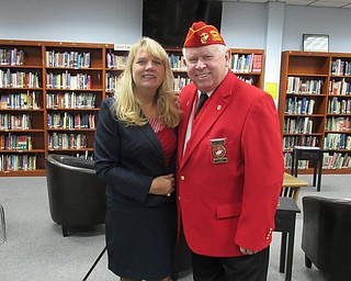 Neighbors | Jessica Harker.Kristen O'Neil posed with Paul Schultz after the Veterans Day Assembly Nov. 12 at Austintown Fitch High School.