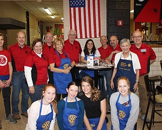 Neighbors | Abby Slanker.Members of the Canfield Rotary Club hosted and volunteered at the club’s annual Pancake Breakfast at Canfield High School on Nov. 4. The Canfield Rotary Club also hosted 35 area businesses, non-profit organizations and government entities at the club’s Community Showcase.