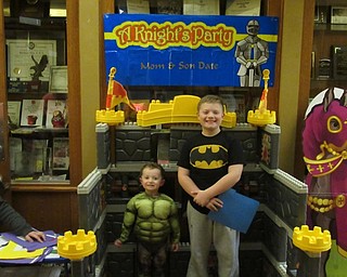 Neighbors | Jessica Harker.Evan and Jakob Diefenderfer posed at the Boardman Park's Mom and Son Date Knight event on Nov. 8.