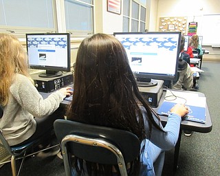 Neighbors | Jessica Harker.Students used time in their computer classes to learn about voting and cast  their ballot for a new fish to be entered into Poland Unions salt water aquarium Nov. 9.
