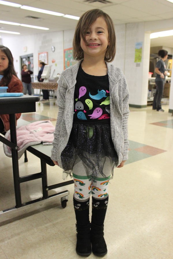 Neighbors | Abby Slanker.A C.H. Campbell Elementary School kindergartner went above and beyond to celebrate Crazy Sock Day by wearing two pairs of crazy socks to show her school spirit during the school’s annual Spirit Week on Oct. 30.