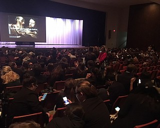 Neighbors | Submitted .Students gathered at the Austintown Fitch auditorium Nov. 17 for the award ceremony following the 49th annual Austintown Speech and Debate tournament.