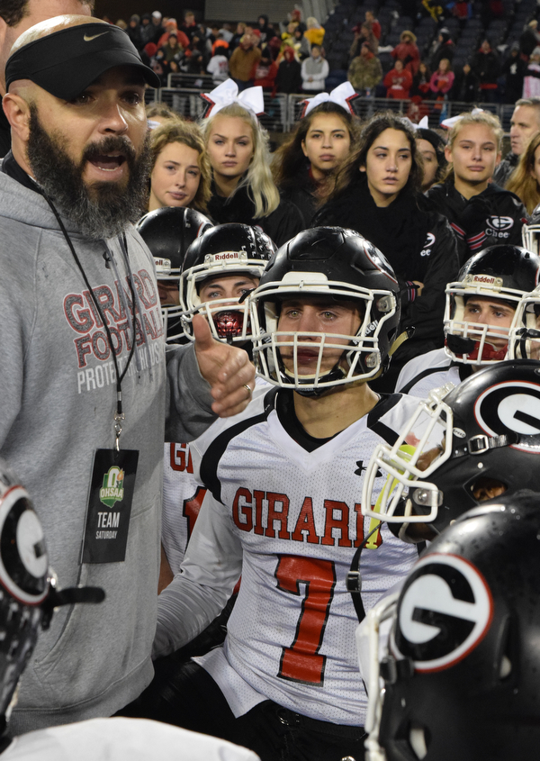 William D. Lewis The Vindicator  Pat Pearson Girard Coach consols Mark Waid after loss at Canton.