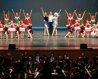 Dancers from James Dance Centre perform to Sleigh Ride during The Packard Band annual Christmas Spectacular at W.D. Packard Music Hall on Sunday afternoon. EMILY MATTHEWS | THE VINDICATOR