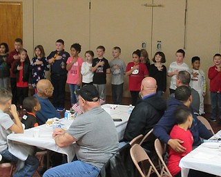 Neighbors | Jessica Harker.Students at different grade levels performed for veterans by singing "God Bless America" Nov. 9 at Stadium Drives annual Veterans Breakfast.