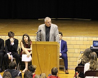 Neighbors | Abby Slanker.Sgt. Robert Suttle of the United States Army, a veteran of the Vietnam War, served as guest speaker at Canfield Village Middle School ‘s annual Veterans Day Assembly on Nov. 9.