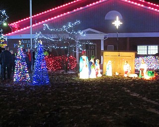 Neighbors | Jessica Harker.The Austintown Fire Department decorated the outside of the fire station with Christmas lights for the annual lighting of the tree hosted Nov. 29.