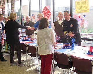 Neighbors | Jessica Harker.Local veterans joined the students and staff at Boardman High School Nov. 12 for the schools annual Veterans Lunch.