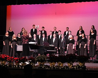 Neighbors | Abby Slanker.The Canfield High School chamber ensemble performed holiday songs under the direction of Choir Director Kelly Scurich on Dec. 6.