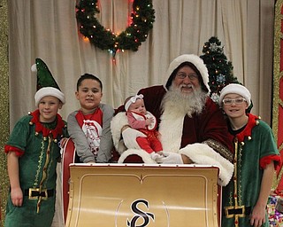 Neighbors | Abby Slanker.Santa and his elves visited with attendees of the Boy Scout Camp Stambaugh of the Great Trail Council Boy Scouts of America Breakfast with Santa on Dec. 15.