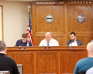 Lordstown council, with Mayor Arno Hill at center, approves the a 10-year, 75 percent tax abatement for a proposed TJX/HomeGoods warehouse in the village.