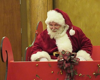 Neighbors | Jessica Harker.Santa Claus visited community members at Boardman Park Dec. 6. He also worked with Boardman Park employees to call local children on Dec. 12 to talk to them about their Christmas wishes.