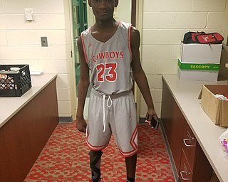 Players and coaches in Tuesday night’s Chaney v. Heartland Christian men’s basketball game put aside their rivalry to allow a special student his chance to score. Chaney 10th-grader Keion’Tae Ratliff got a chance to play toward the end of the game.