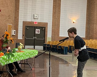 Neighbors | Submitted.Sixth grader Santino Slipkovich was the overall winner from the Boardman Center Intermediate School's spelling bee Jan. 4.