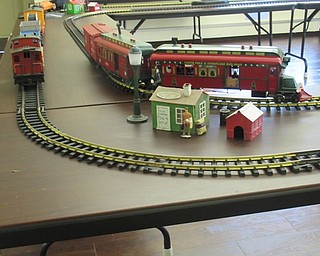 Neighbors | Jessica Harker.Three members of the Riverside Railroad Club were present at the Boardman library Dec. 14 with their model trains on display for community members.