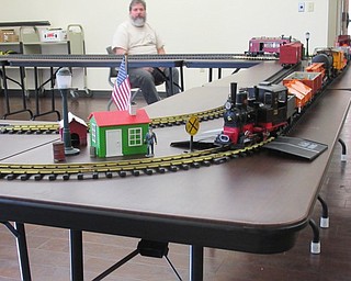 Neighbors | Jessica Harker.Display's of trains with miniature sets were on display at the Boardman library provided by the Riverside Railroad Club.