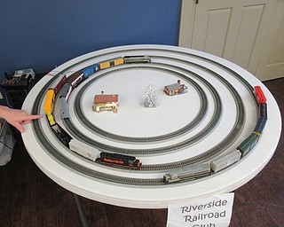 Neighbors | Jessica Harker.Model trains to various scales were on display by the Riverside Railroad Club Dec. 14 and 15 at the Boardman library.