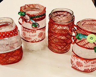 Neighbors | Submitted.Community member's used their own creativity to create unique DIY Festive Mason Jars at the Michael Kusalaba library on Dec. 17.