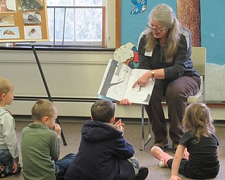 Neighbors | Jessica Harker.Naturalist Marilyn Williams read "Over and Under the Snow" to a group of 3-6 year-olds gathered at the Ford Nature Center.