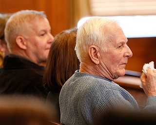 Ed Hoerig, Karl Hoerig's dad, waits for the jury's verdict on Thursday. EMILY MATTHEWS | THE VINDICATOR