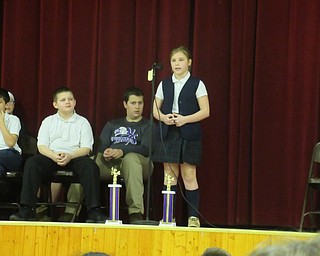 Neighbors | Jessica Harker.Students in grades fourth through eighth competed in St. Christine's annual school spelling bee Jan. 17 with the winner going on to compete in the Vindicator Spelling Bee March 16 at YSU.