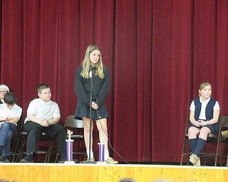 Neighbors | Jessica Harker.St. Christine's students from grades fourth through eighth grade competed against each other in the schools annual spelling bee Jan. 17.
