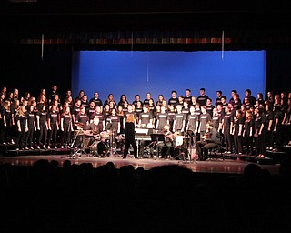 Neighbors | Abby Slanker.The Canfield High School Choral Department, under the direction of Kelly Scurich, performed a variety of songs from decades of movies during Cinemagic on Jan. 26.