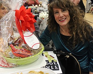 Neighbors | Abby Slanker.Colleen Riccardo was the lucky winner of a pasta basket at the Canfield Diamondbackers All-In Auction fundraiser on Feb. 2.