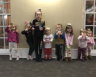 Neighbors | Abby Slanker.A young group of neighbors attended the V is for Valentine’s Day story time at the Poland library to celebrate Valentine’s Day on Feb. 7.