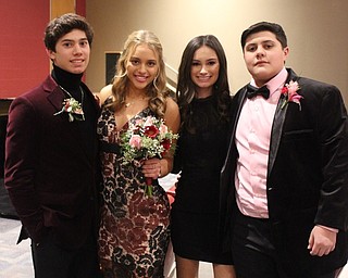 Neighbors | Abby Slanker.A group of Canfield High School freshman attended the school’s annual Sweetheart Dance on Feb. 9.