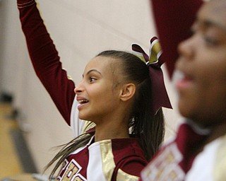 William D. Lewis The vindicator  Jessalyn Hartsfield who is a Liberty HS cheerleader  was born with a rare form of dwarfism is shown during a 2-5-19 game at Liberty HS.