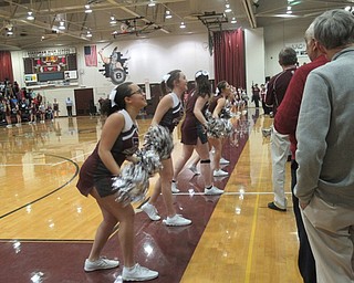 Neighbors | Jessica Harker.Cheerleaders at Boardman High School participated in the school's annual winter pep rally Jan. 25.
