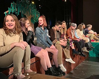Neighbors | Submitted.Boardman students relaxed after rehearsal for "A Midsummer Night's Dream," which was performed at the Boardman Performing Arts Center Feb. 7-9, directed by Tyler Moliterno.
