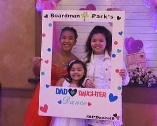 Neighbors | Jessica Harker.Johnlinda, Lia and Kylee Cochrane attended the annual Daddy Daughter Dance hosted by Boardman Park on Feb. 14 at the Lariccia Family Community Center.