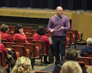 Neighbors | Jessica Harker.Nationally recognized speaker Stanley Leone visited Austintown Fitch High School on Feb. 14 to speak to teachers about how to better their relationships with students, and each other.