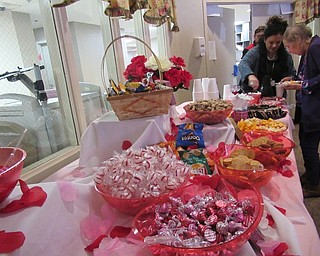 Neighbors | Jessica Harker.Beeghly Oaks provided a snack table complete with a hot chocolate bar Feb. 20 for the first Cupid's Corner event.