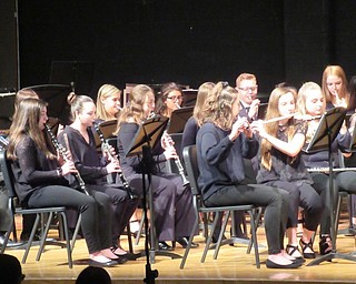 Neighbors | Jessica Harker.Members of Poland High School's symphonic band on Feb. 21 for the school's Winter Band Concert.