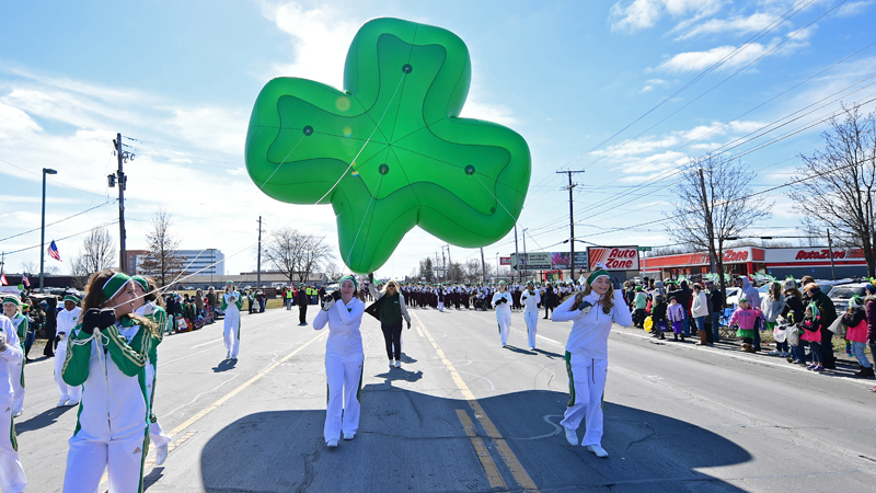 The Mahoning Valley's St. Patrick's Day parade is next Sunday in Boardman. This photo from the 40th annual parade shows off some of the pageantry that will be showcased when the 41st annual parade steps off at 1 p.m. 