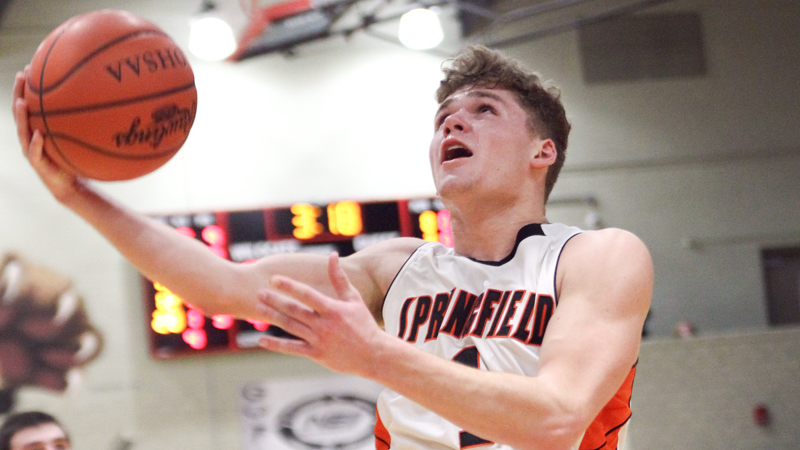 The Springfield Tigers earned a district semifinal victory over Sebring 56-42 on Monday night at Struthers Fieldhouse.