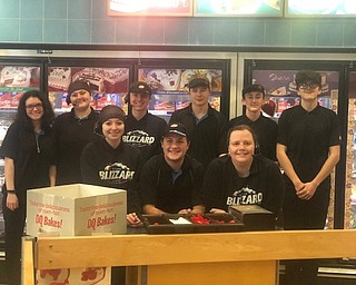 Neighbors | Submitted.Pictured are Austintown Dairy Queen crew members, from left, (front) Alexa Cline, Michael Migro, Amy Ziccardi; (back) Tiffany Berlett, Justine Strickland, Cameron Currie, Nick Allen, Brandon Strickland and Squire Strickland.