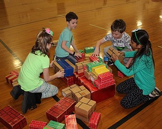 Neighbors | Abby Slanker.A group of C.H. Campbell Elementary School third-grade students worked together to build a structure at an engineering station during the school’s  annual STEM Week on Feb. 28.