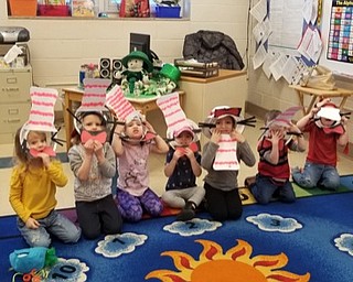 Neighbors | Submitted.Poland preschoolers created Cat and the Hat art projects March 1 to celebrate Dr. Seuss's 115th birthday.