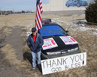  ROBERT K.YOSAY  | THE VINDICATOR..Werner Lange, the guy who held the 43 day vigil outside the plant, is having an outdoor tribute to women workers and a Òprotest against the gross injustice of idling of this plant.Ó..Vickie Raymond -Columbiana-  talks about her years at the plant ...