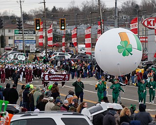 The Mahoning Valley St. Patrick's Day Parade makes it way down Market Street in Boardman on Sunday afternoon. EMILY MATTHEWS | THE VINDICATOR